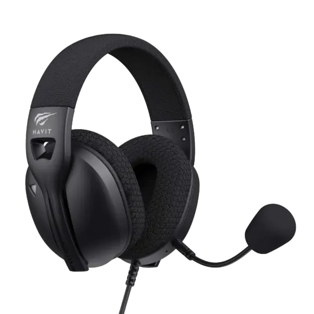 Audífonos Gamer CMicrófono Havit Fuxi H5d  Negro
