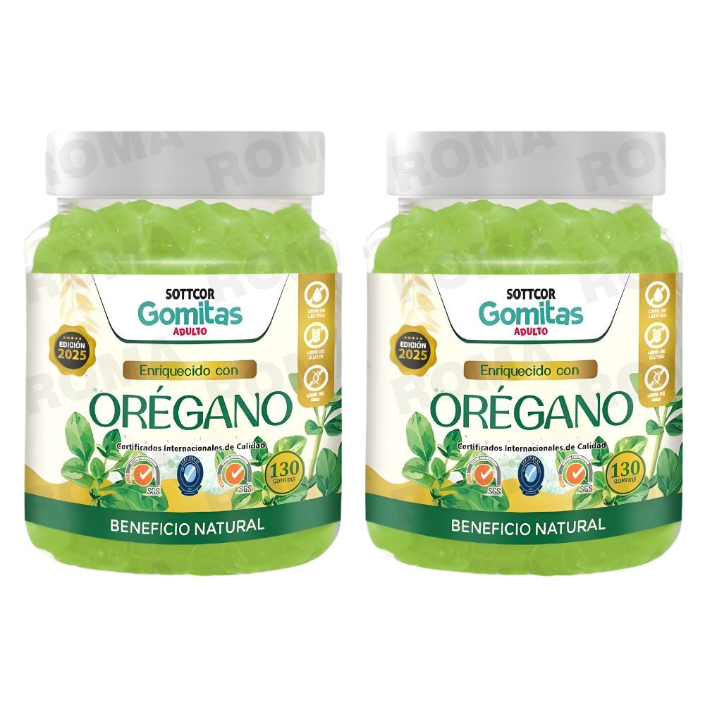 PACK 2 GOMITAS ORÉGANO 130UND