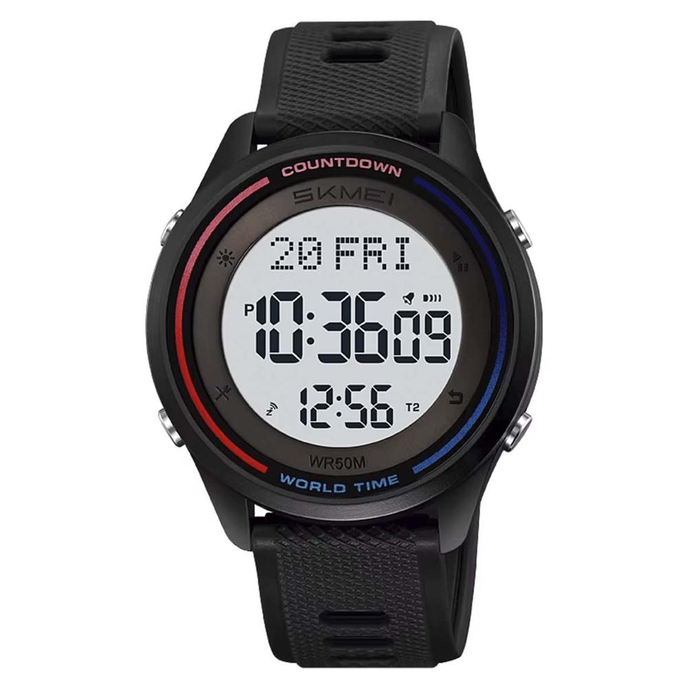 Reloj Skmei Geo Hombre Digital Deportivo Dual LED Cronometro 2348