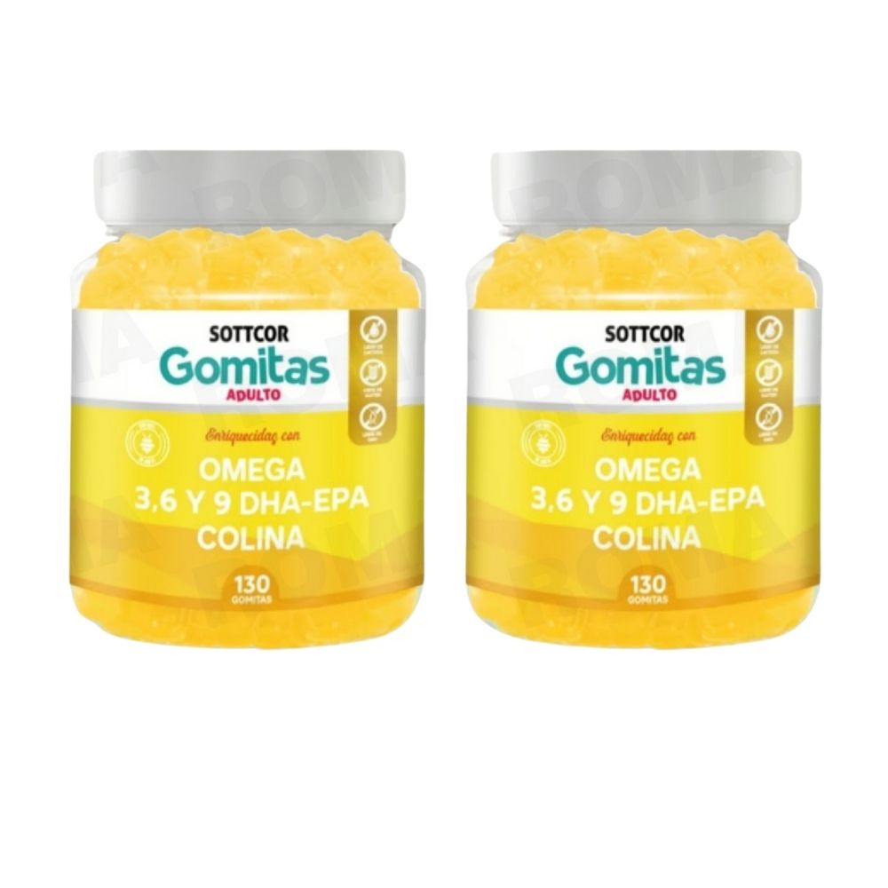 PACK 2 GOMITAS OMEGA 3 260 UND