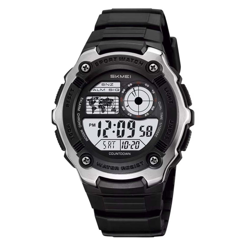 Reloj Hombre Skmei Terra Digital Deportivo Dual Alarma Luz LED 2517