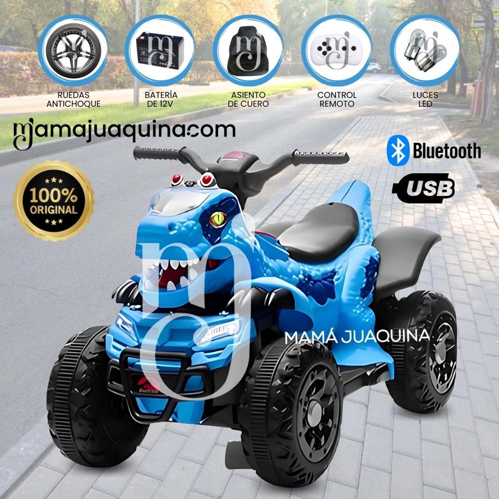 Cuatrimoto a Batería para Niños REX Control Remoto Blue