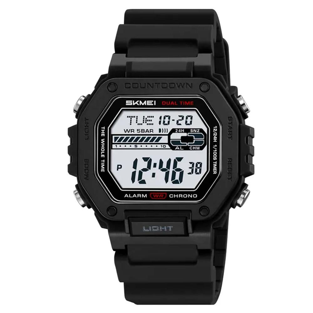 Reloj Skmei Pulse Hombre Digital Deportivo Dual Multifunción 2523 NB
