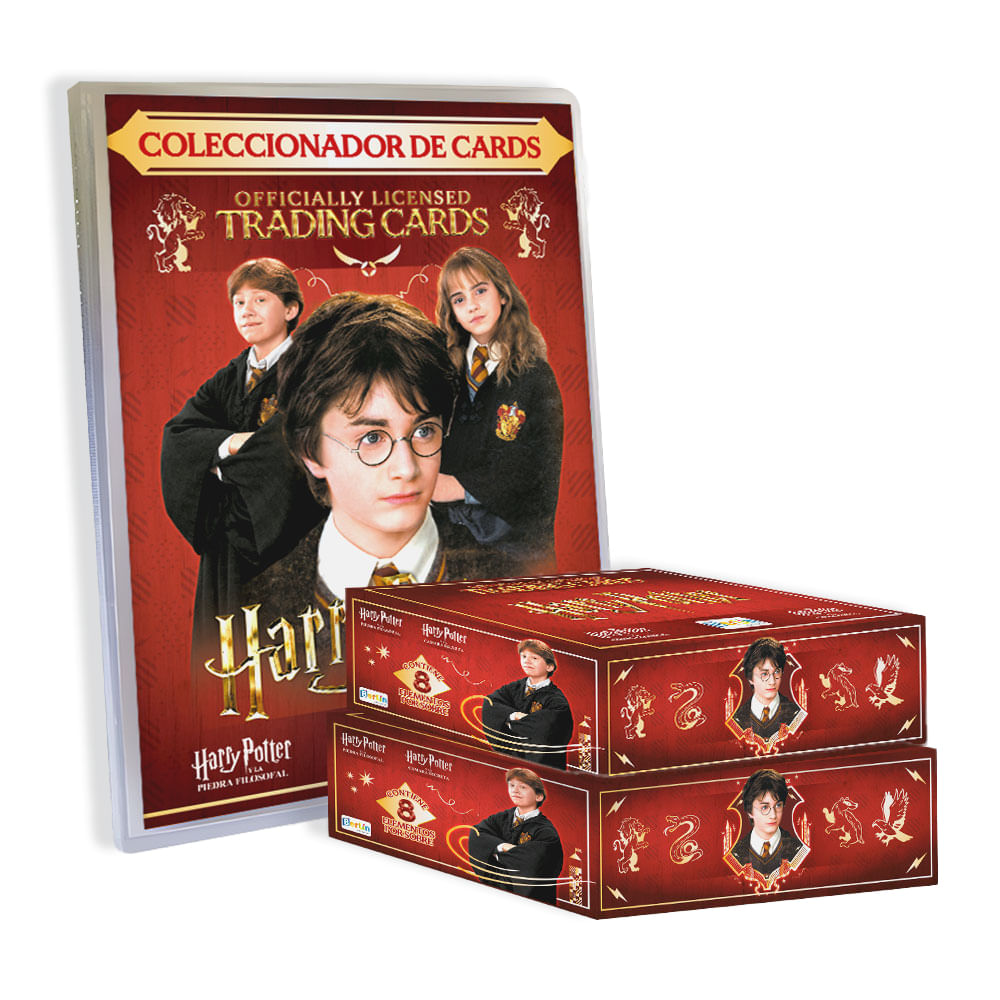 CARDS HARRY POTTER -  BINDER COLECCIONADOR Y 2 PAQUETONES 50 SOBRES