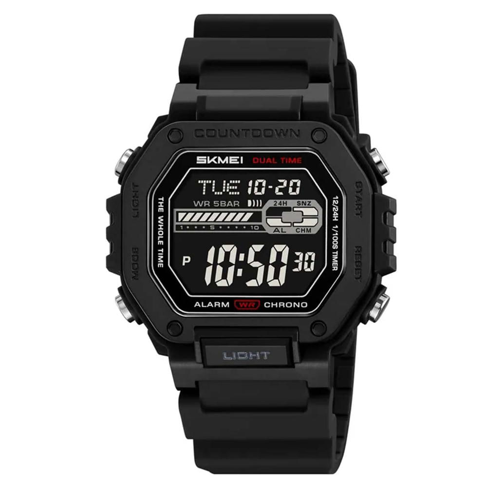 Reloj Skmei Pulse Hombre Digital Deportivo Dual Multifunción 2523 NE