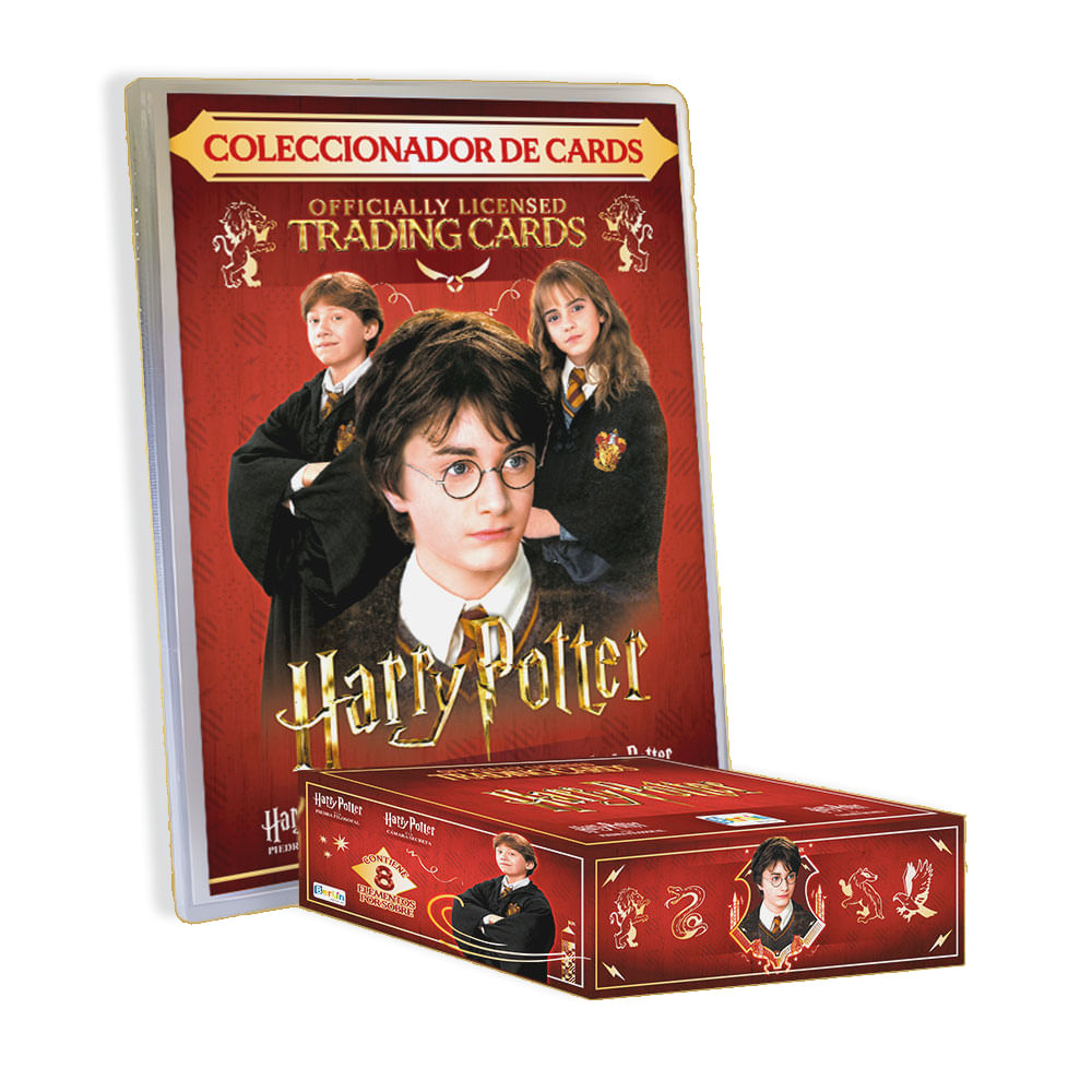CARDS HARRY POTTER-  BINDER COLECCIONADOR Y PAQUETON DE 25 SOBRES