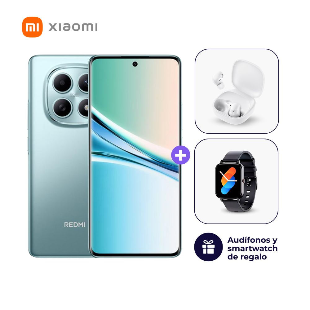 Xiaomi Redmi Note 15 4G 256GB 8GB Ram Azul + Smartwatch + Audífonos