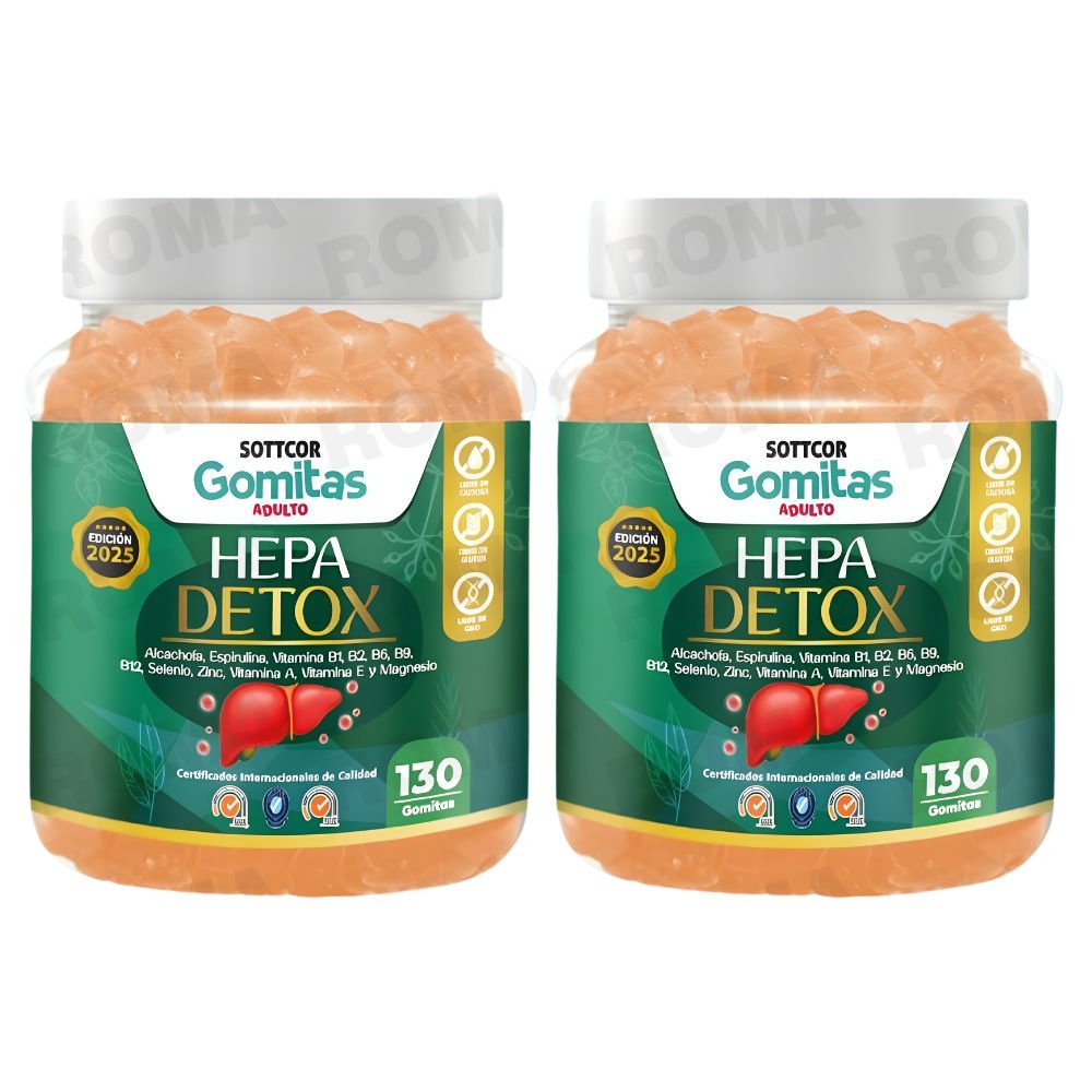 PACK 2 GOMITAS HEPA DETOX 130UND