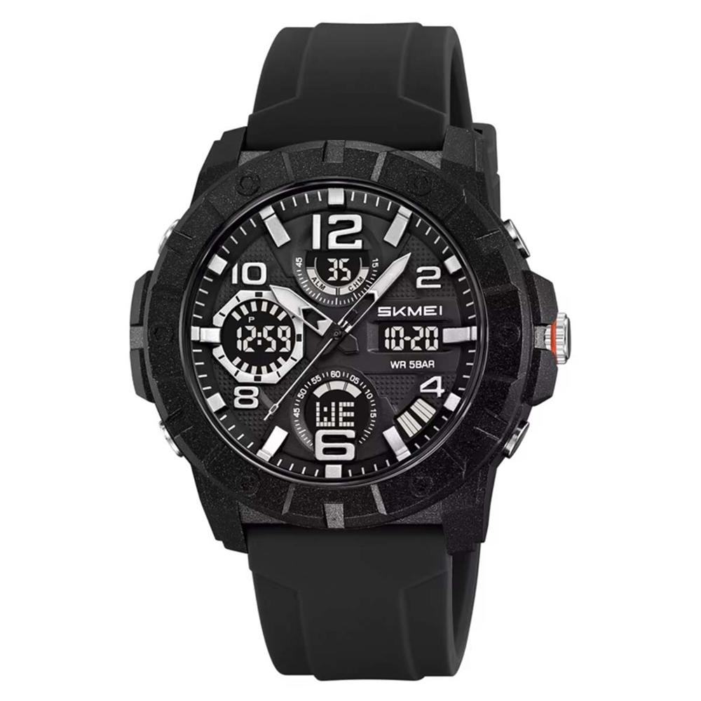 Reloj Skmei Layer Hombre Analógico Digital Luz LED Cronometro 2487