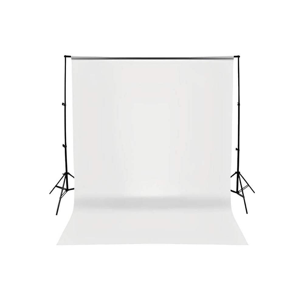 KIT STUDIO FONDO FOTOGRAFICO BLANCO 3X5 METROS Y PARANTE