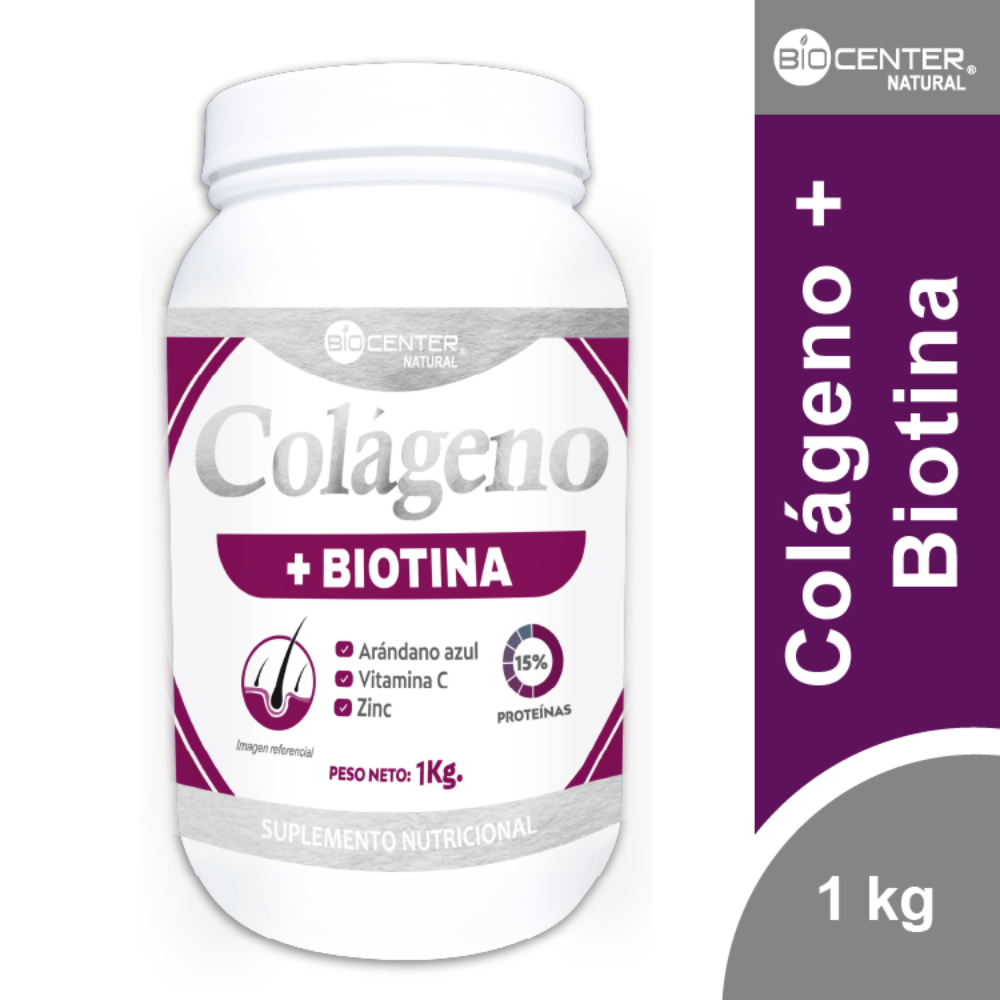 Colágeno Biotina x1 kg - Biocenter Natural