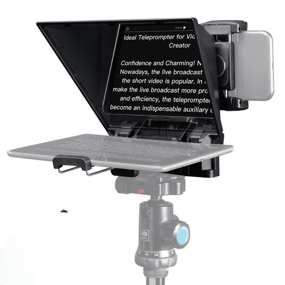 Teleprompter portátil TP2A para cámaras DSLR y celulares