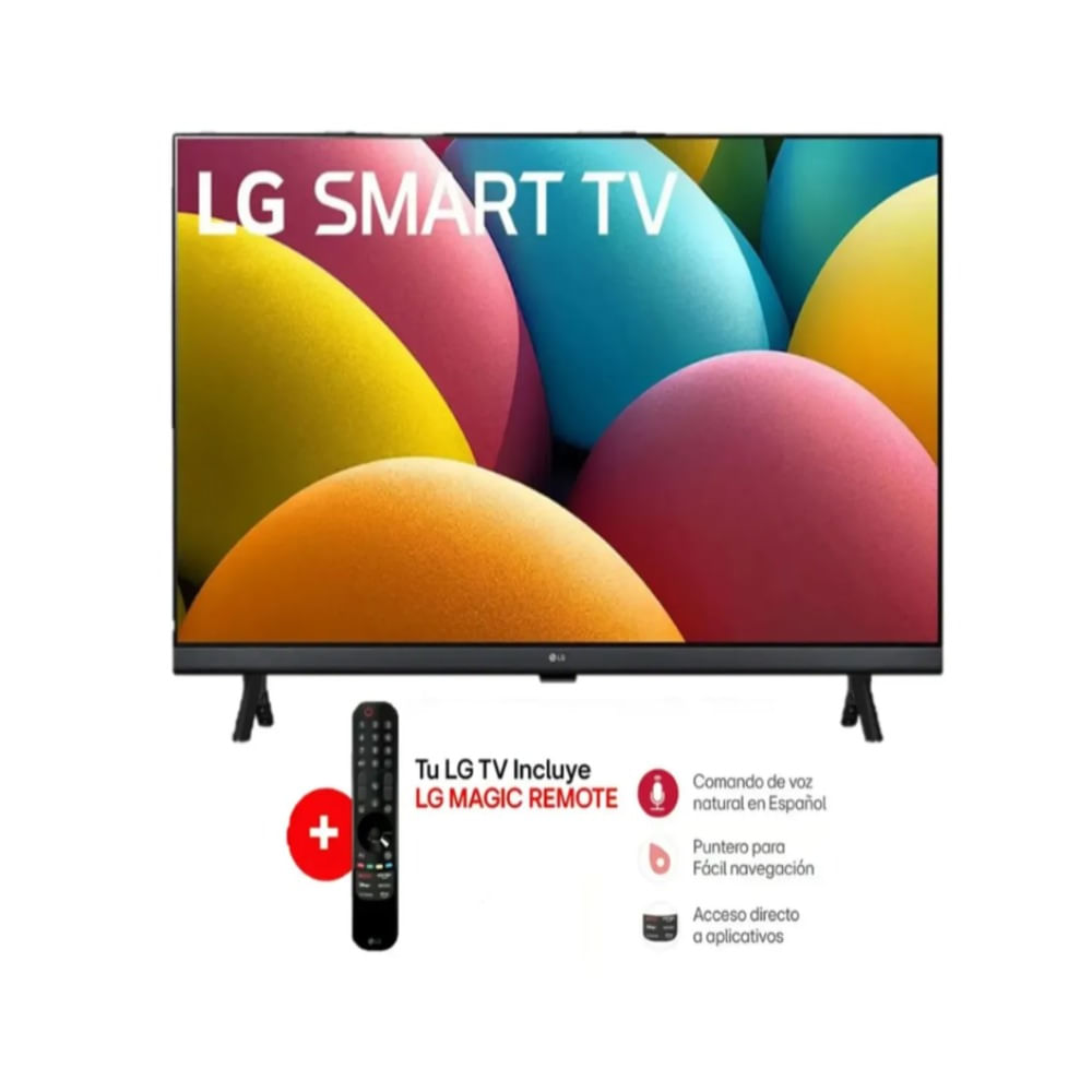 Televisor 32 HD LG Smart TV 32LR600BPSC ThinQ AI MAS  magic