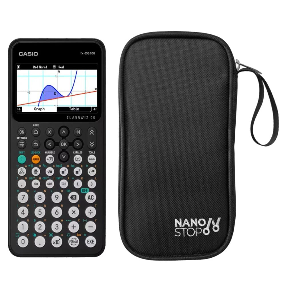 Calculadora Gráfica CASIO FX-CG100 MAS Funda Profesional