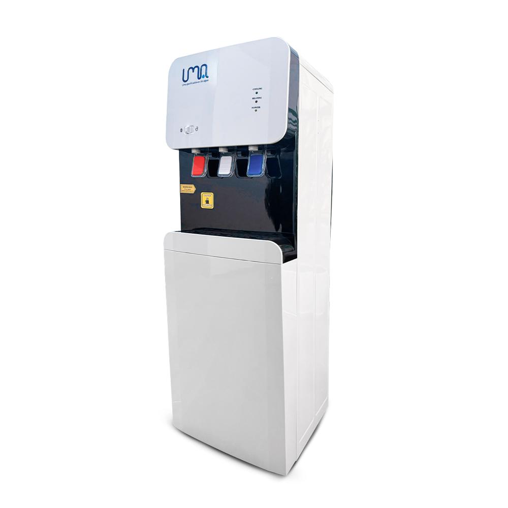 Dispensador de agua con filtros pedestal Uma Prowhite
