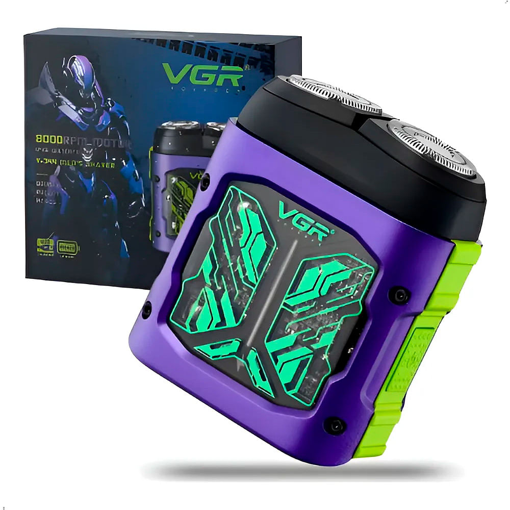 Vgr V-344 Shaver Afeitadora Inalambrica Recargable 8000 Rpm