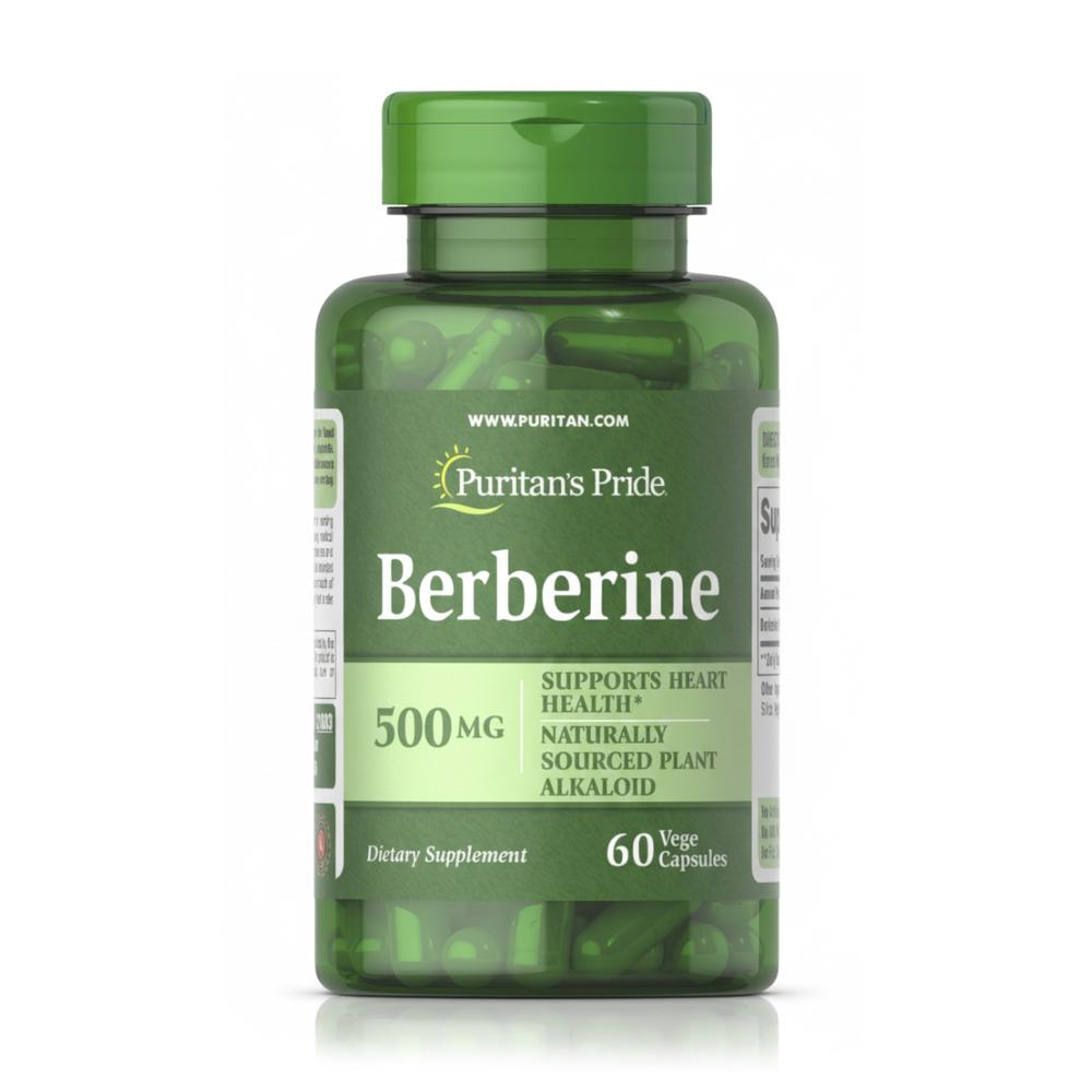 Berberina 500 mg (60 Cápsulas) - Puritan's Pride
