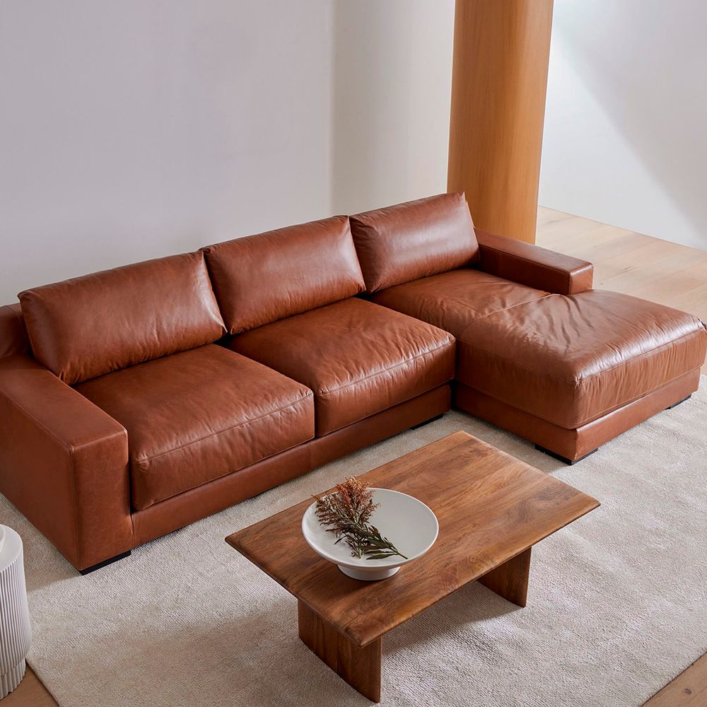 Seccional Formas Home Mirai Confortable Camello Seccional Formas Home Mirai Confortable Camello