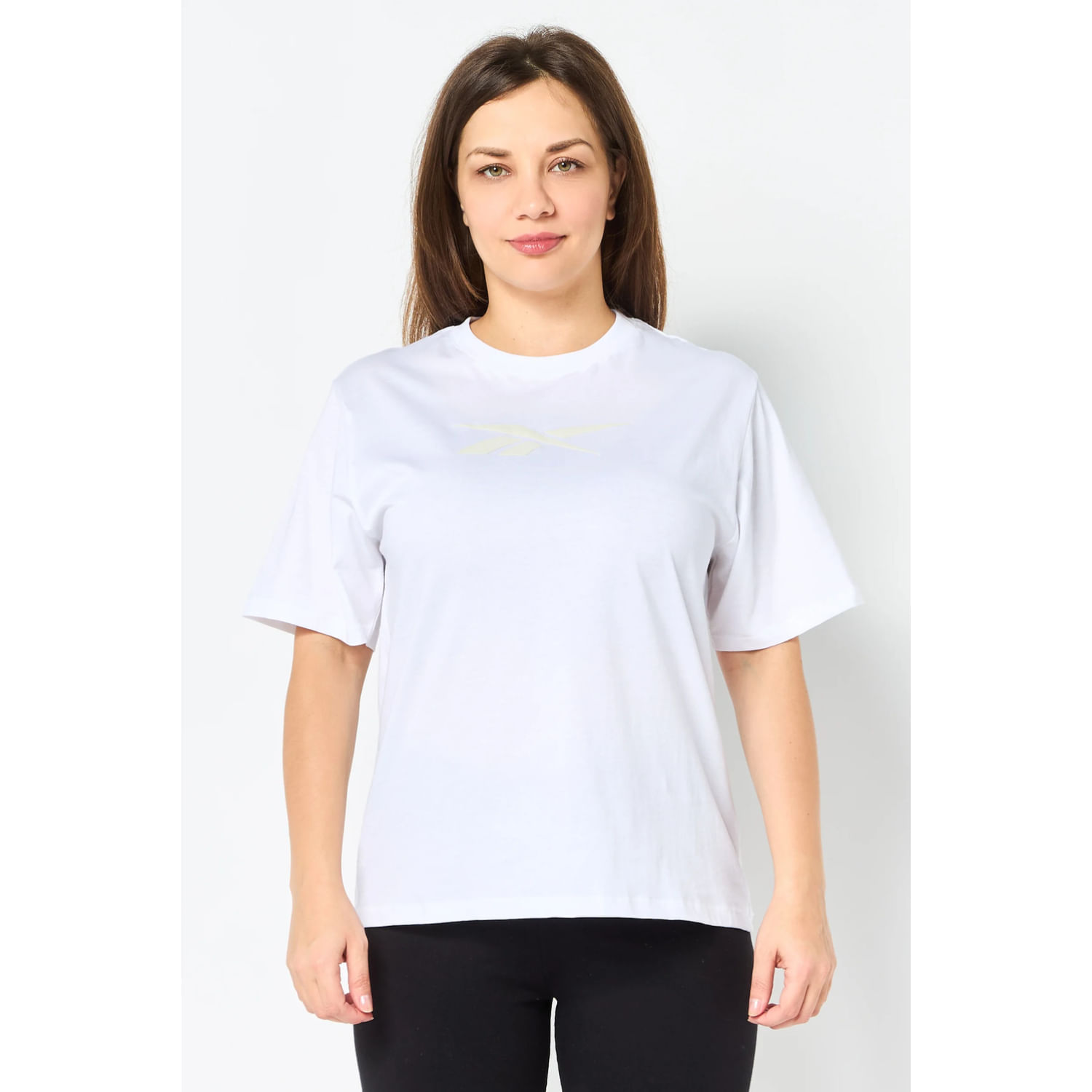 Polo Deportivo Reebok Mujer W Chest Vec Logo Tee Rbkv0112 Blanco