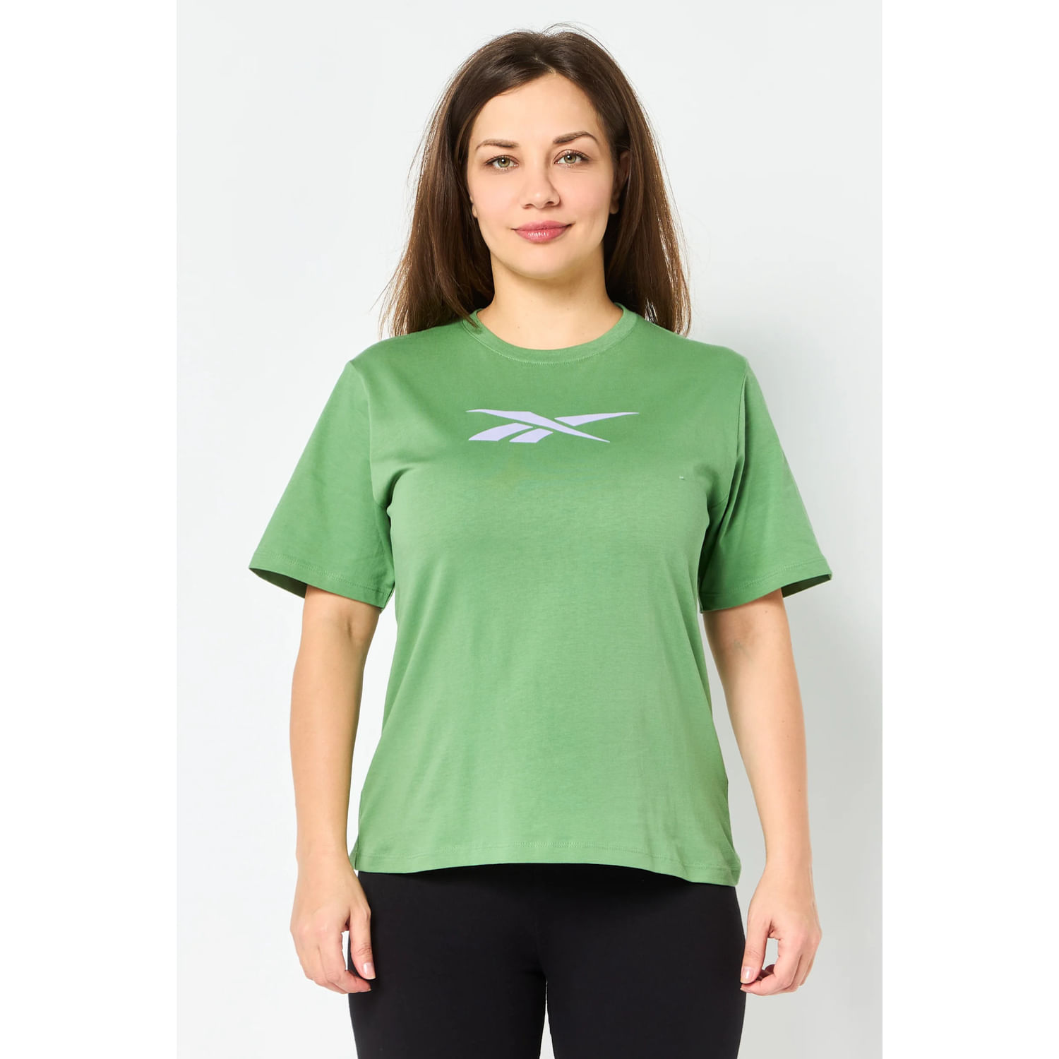 Polo Deportivo Reebok Mujer W Chest Vec Logo Tee Rbkv0115 Verde