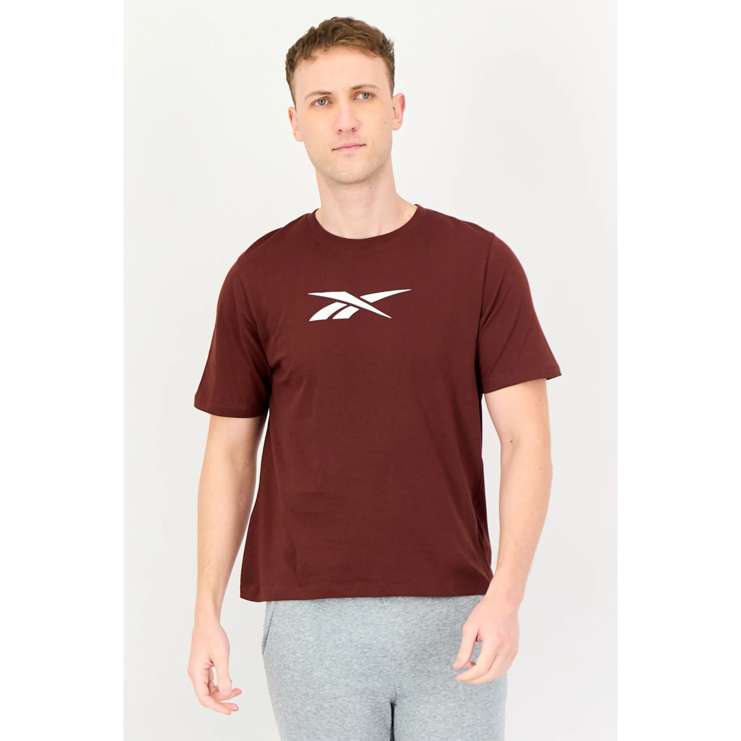 Polo Deportivo Reebok Mujer W Chest Vec Logo Tee Rbkv0116 Marron