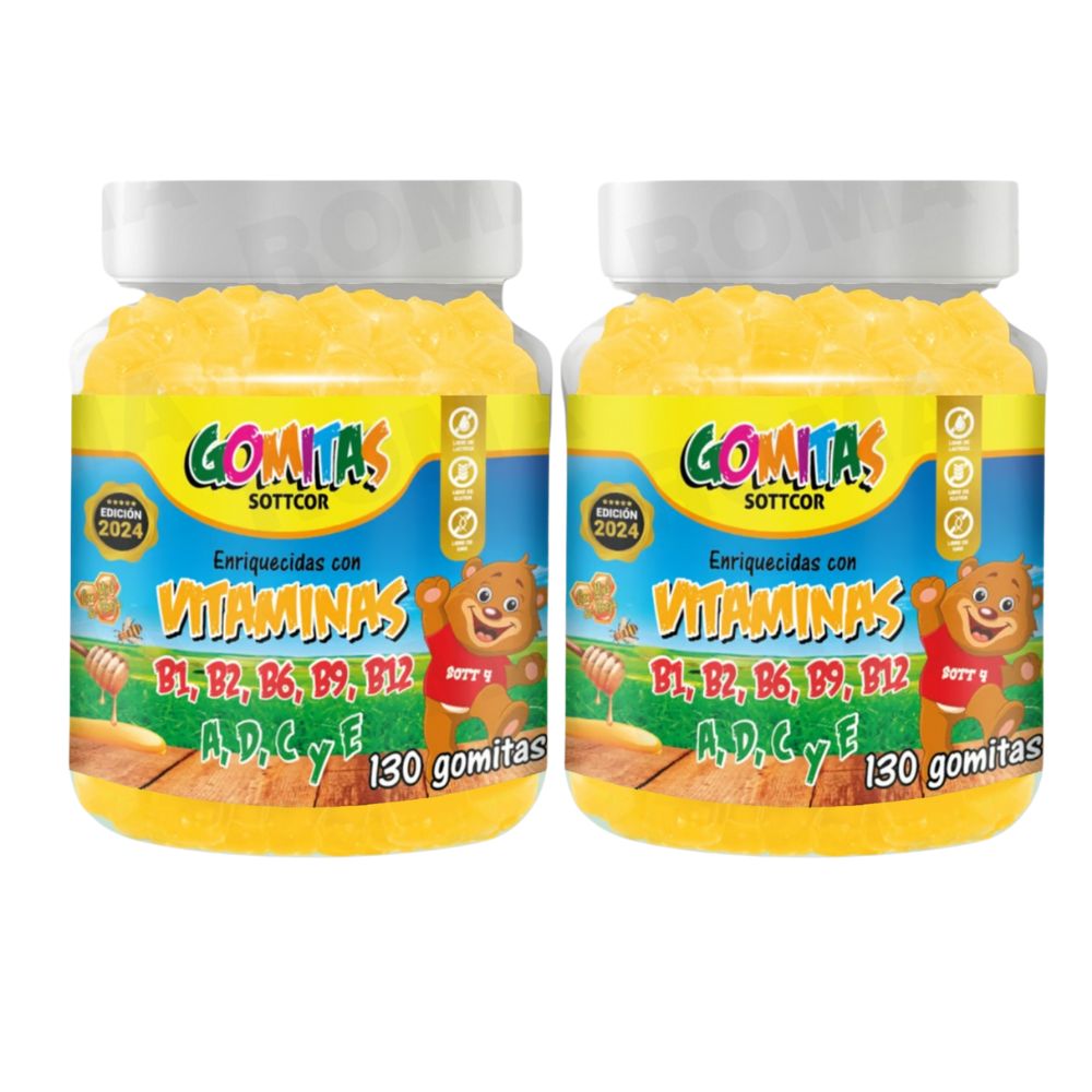 PACK 2 VITAMINAS NIÑOS 260 UND