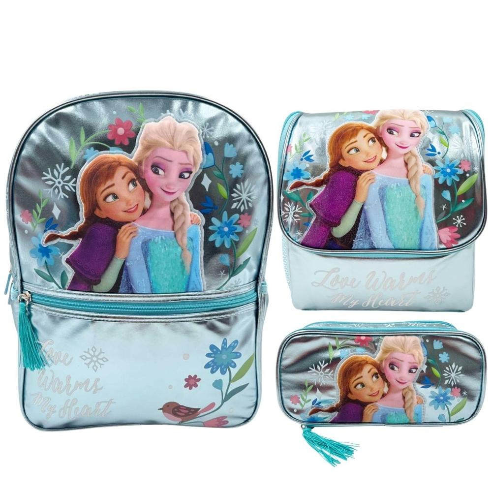 Pack Escolar Mochila Frozen Celeste Oficio
