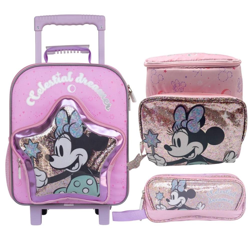 Pack Escolar Maleta Minnie Mouse Estrella Nido