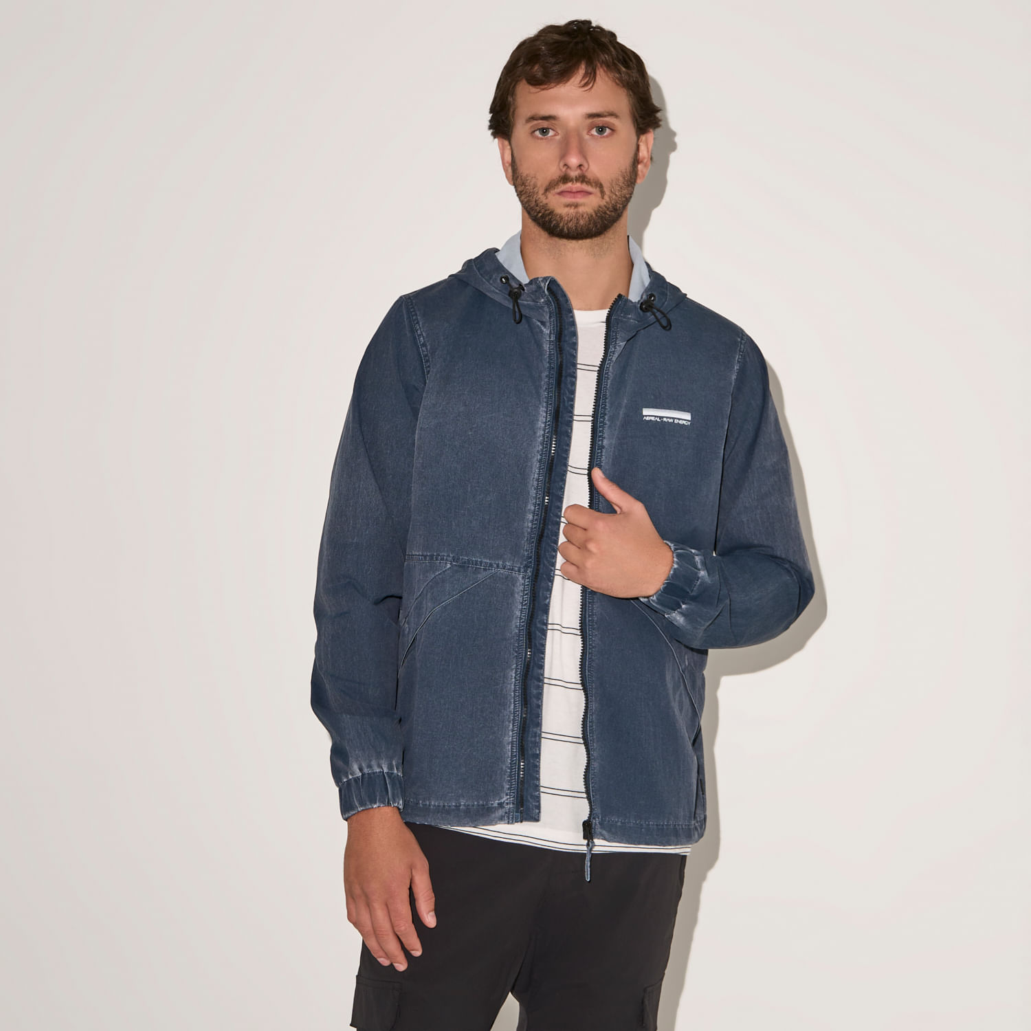 Casaca Hombre Aereal Cortaviento Washed