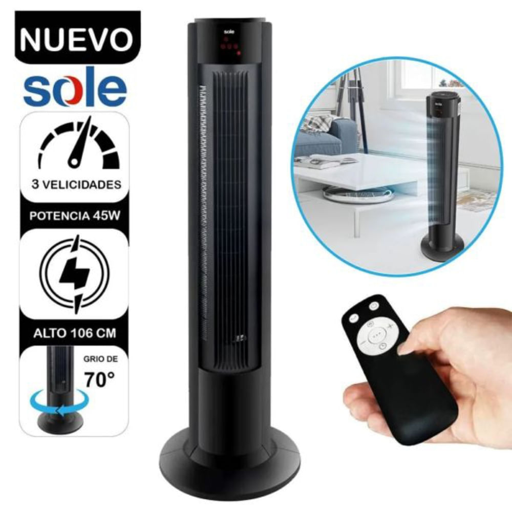 Ventilador SOLE Tipo Torre 106 SOLAIR018