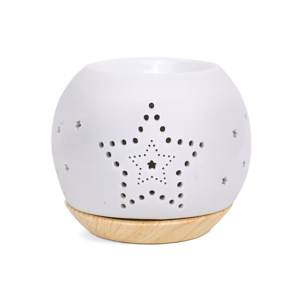 SAN VALENTIN - Quemador de porcelana porta velas