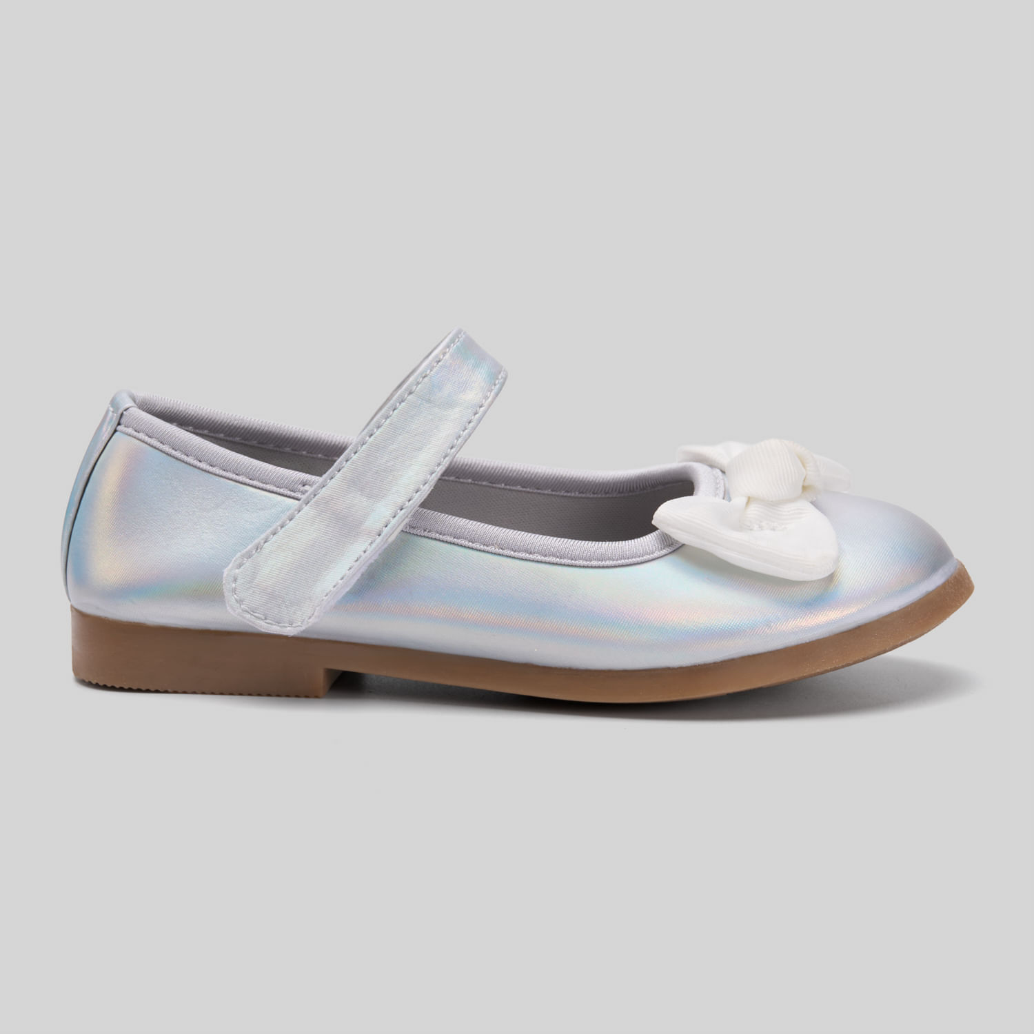 Zapatos De Vestir Niña Ae5187K Circus Lazo Plateado