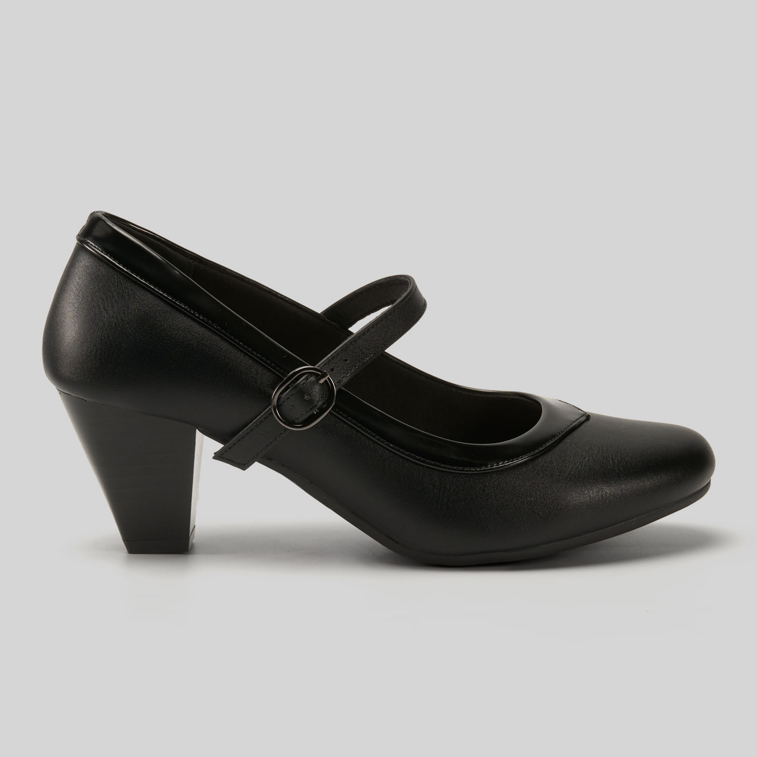 Zapatos De Vestir Mujer Madison Taco Negro