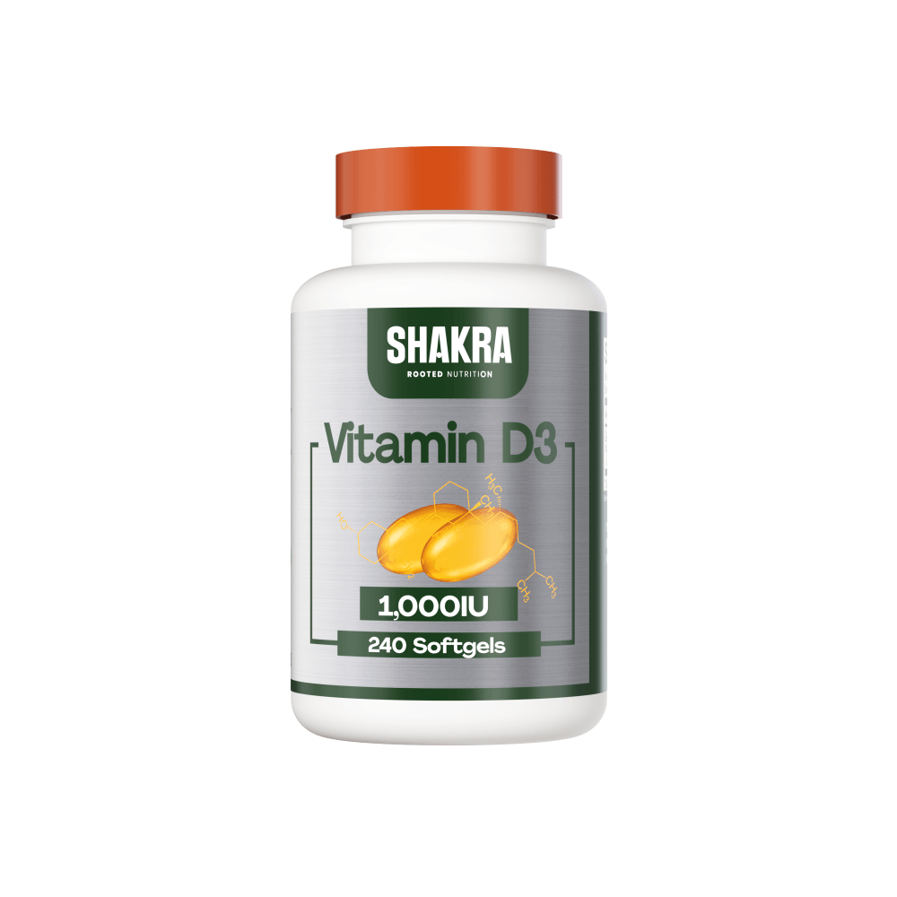 Shakra Vitamina D3 1000 iu Colecalciferol 240 Cápsulas