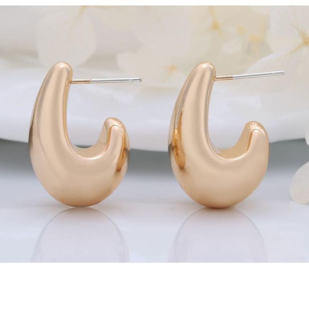 Aretes Corazones gota Yassiel para Mujer - Dorado