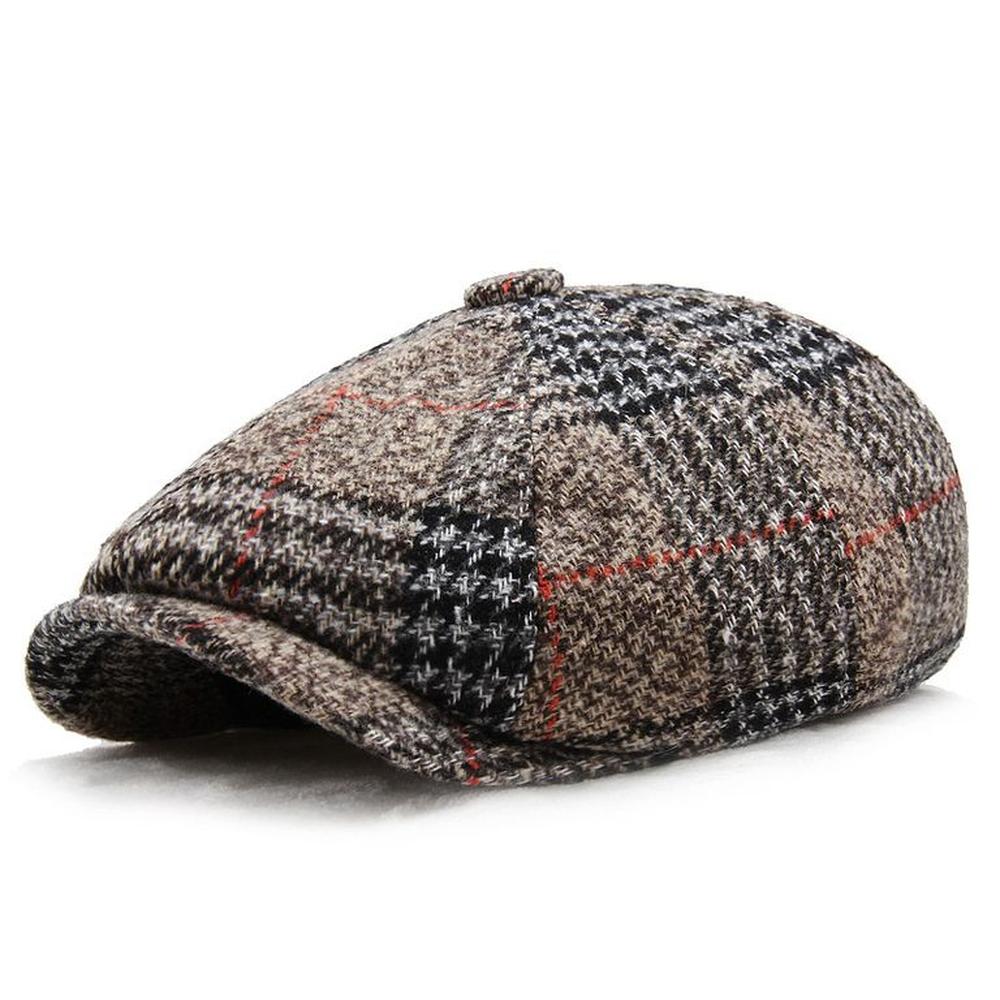 Boina Hombre Beck Paul con elástico atrás Beige - Talla M