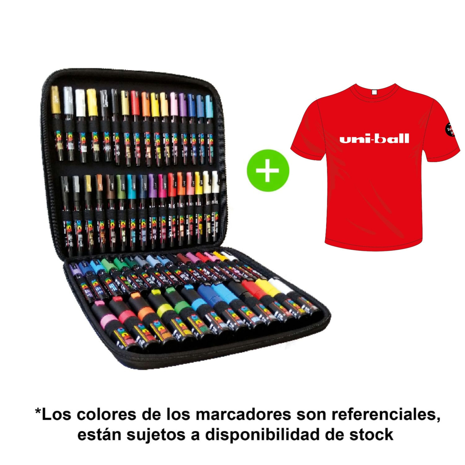 POSCA - Marcadores Pack x 60 y Polo de Regalo