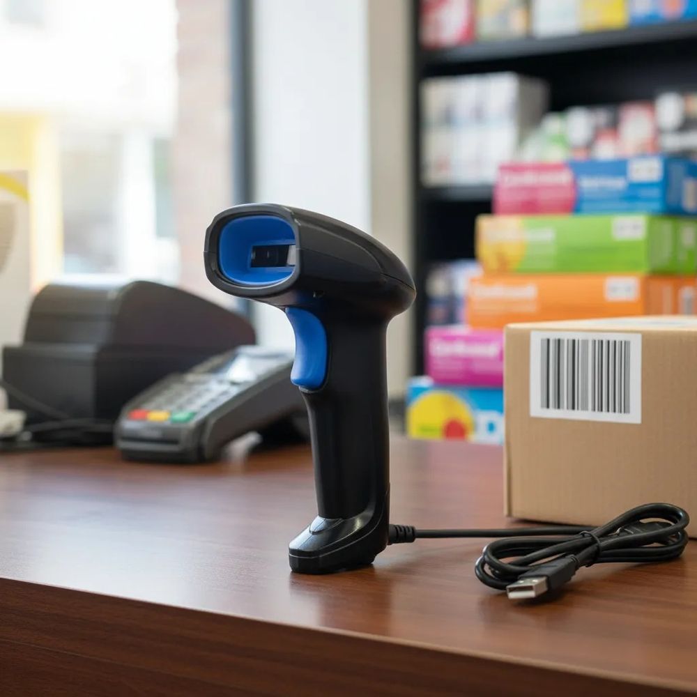 Lector escaner alámbrico código de barras usb para leer qr 2d 1d YHD-1100D Lector escaner alámbrico código de barras usb para leer qr 2d 1d YHD-1100D