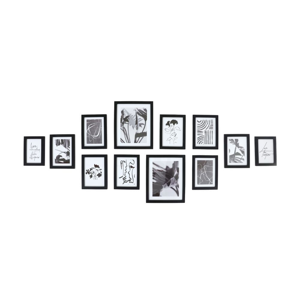 Set de 12 Portarretratos Decorativos Orange Negro Set de 12 Portarretratos Decorativos Orange Negro