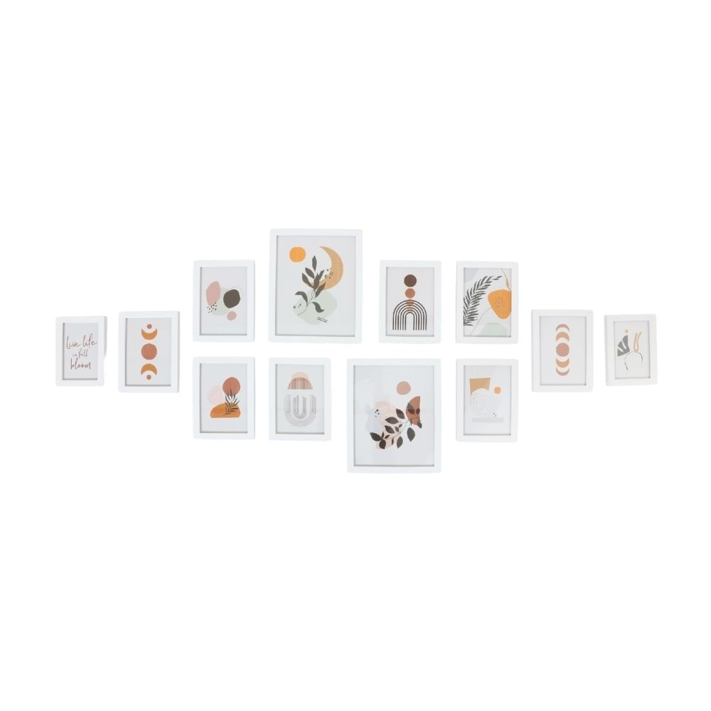 Set de 12 Portarretratos Blancos Orange