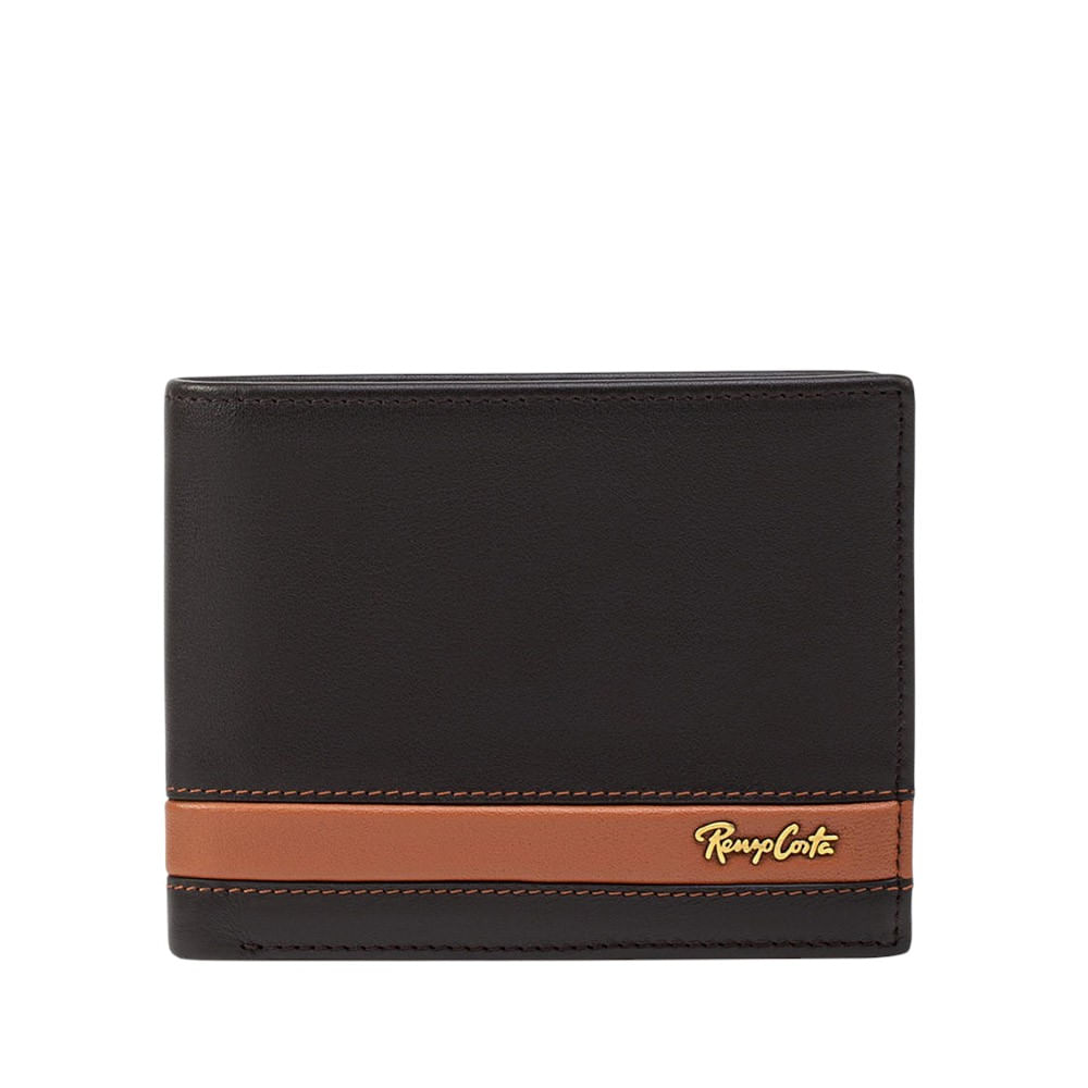 Billetera para Hombre Renzo Costa Wpc 2166 3 Coffe 10 Yellow Brown Lux