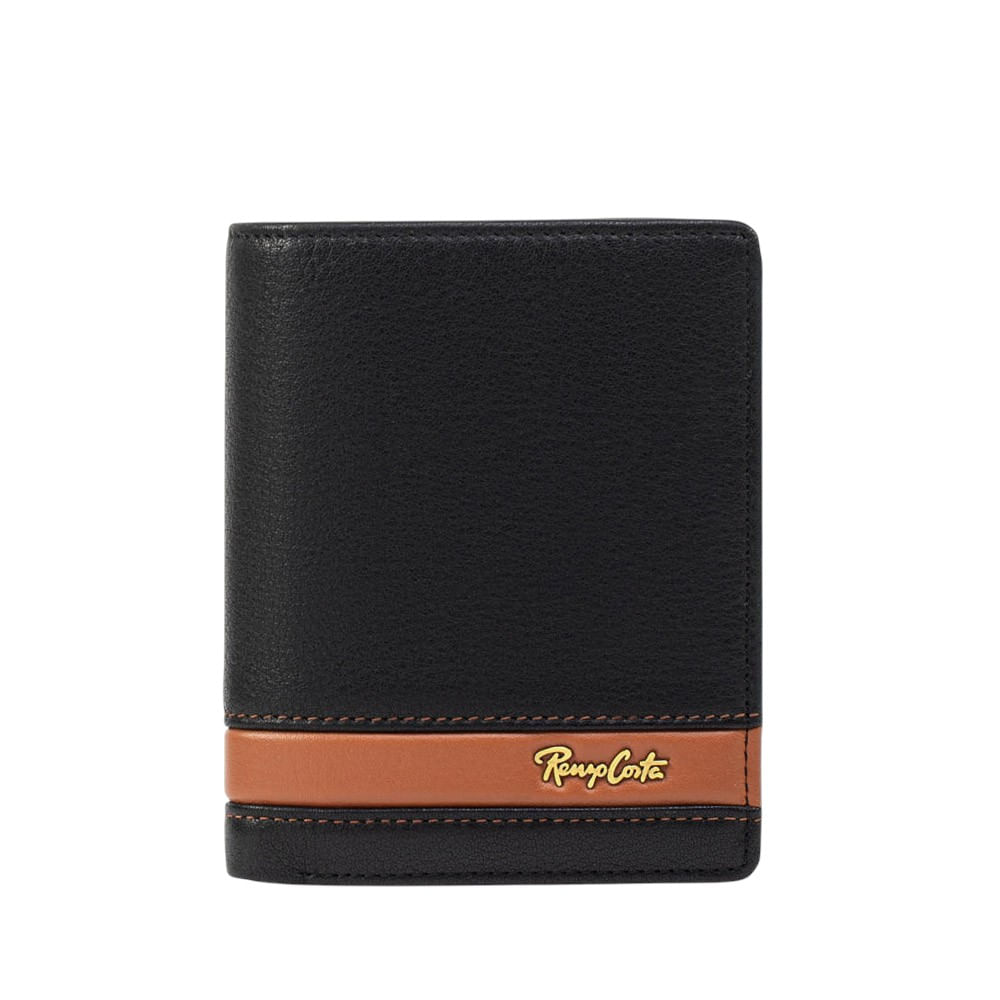 Billetera para Hombre Renzo Costa Wpc 2157 1 Black 10 Yellow Brown Lux