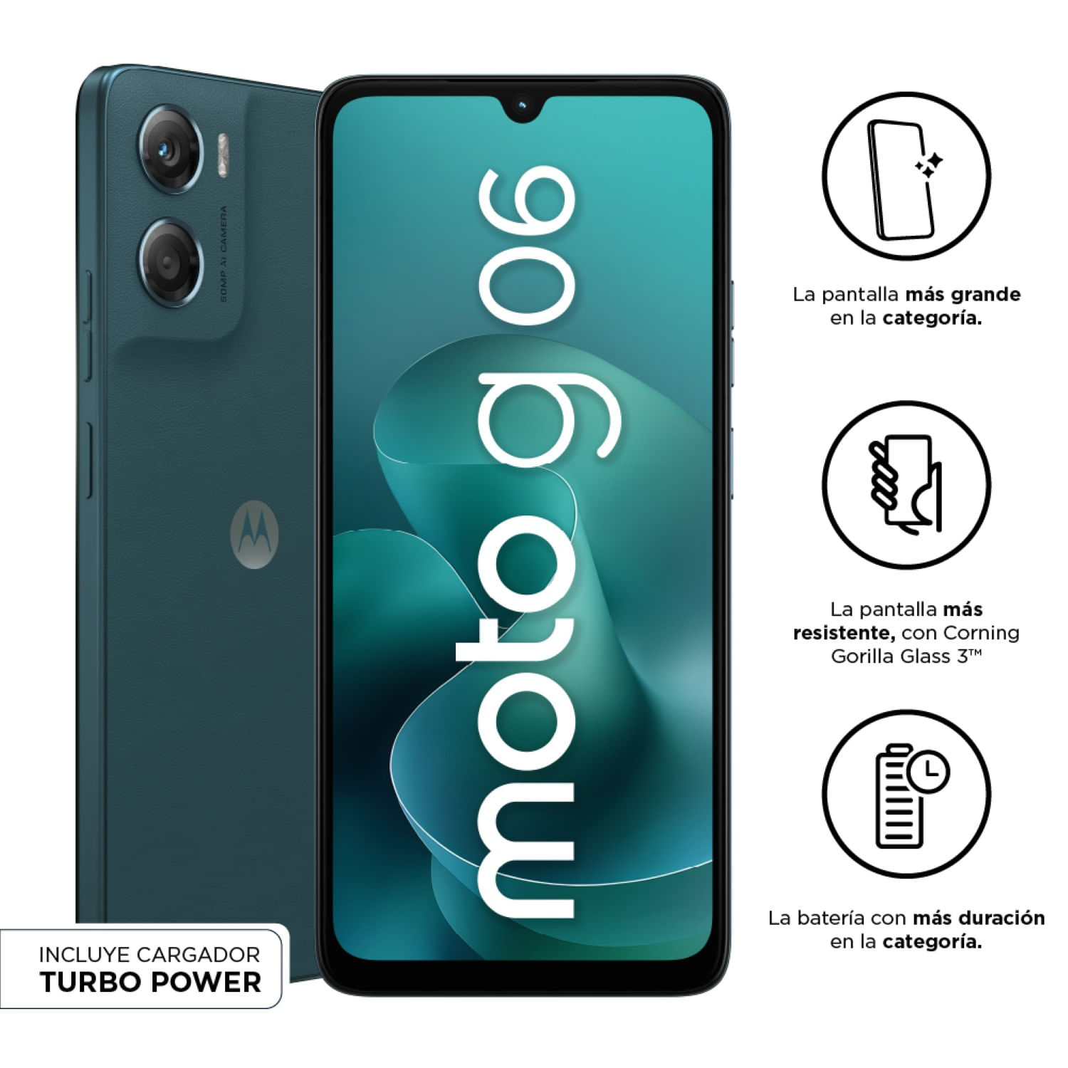 Celular Motorola Moto G06 4 + 128Gb Azul