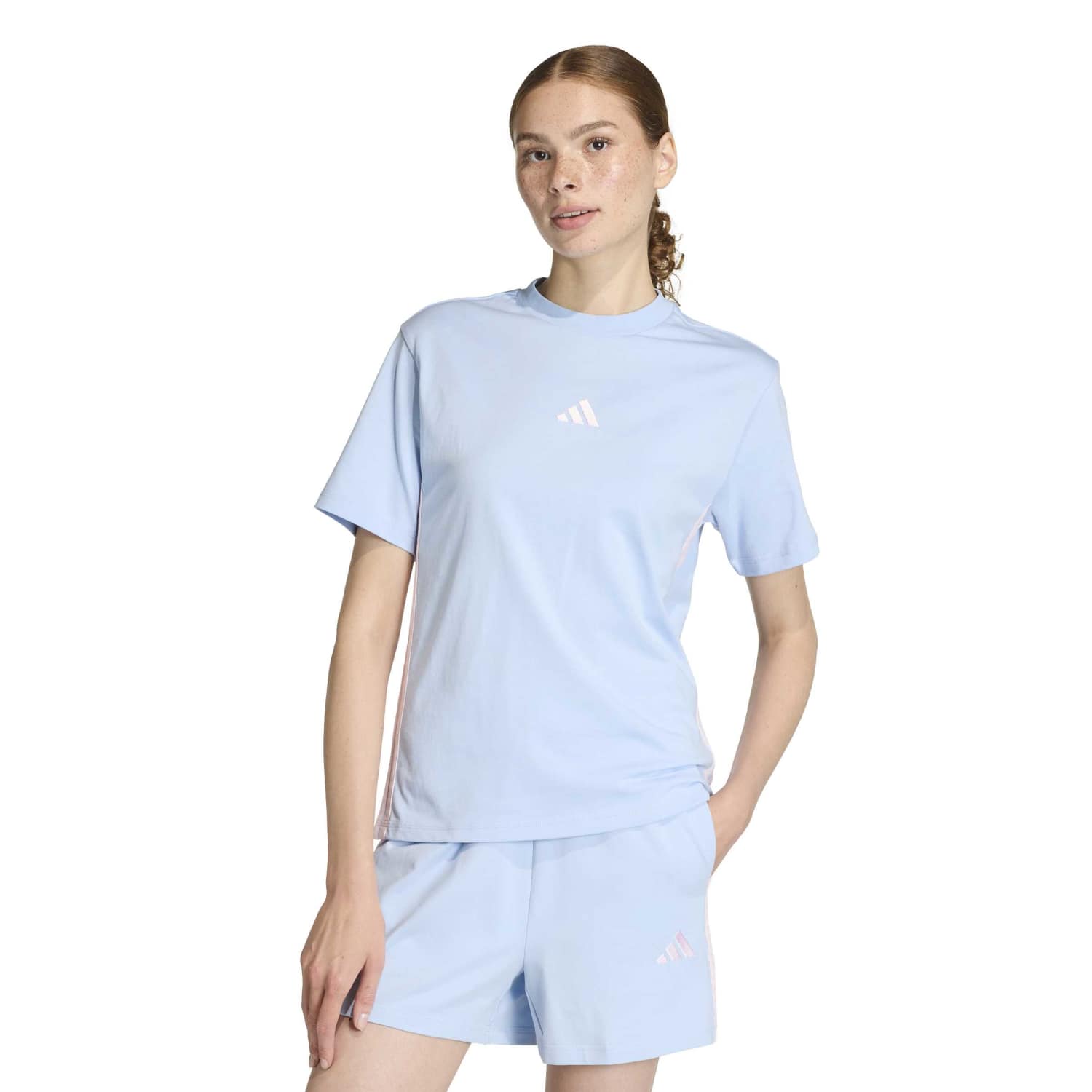 Polo Deportivo Adidas Mujer W 3S Sj T Kb7119 Azul