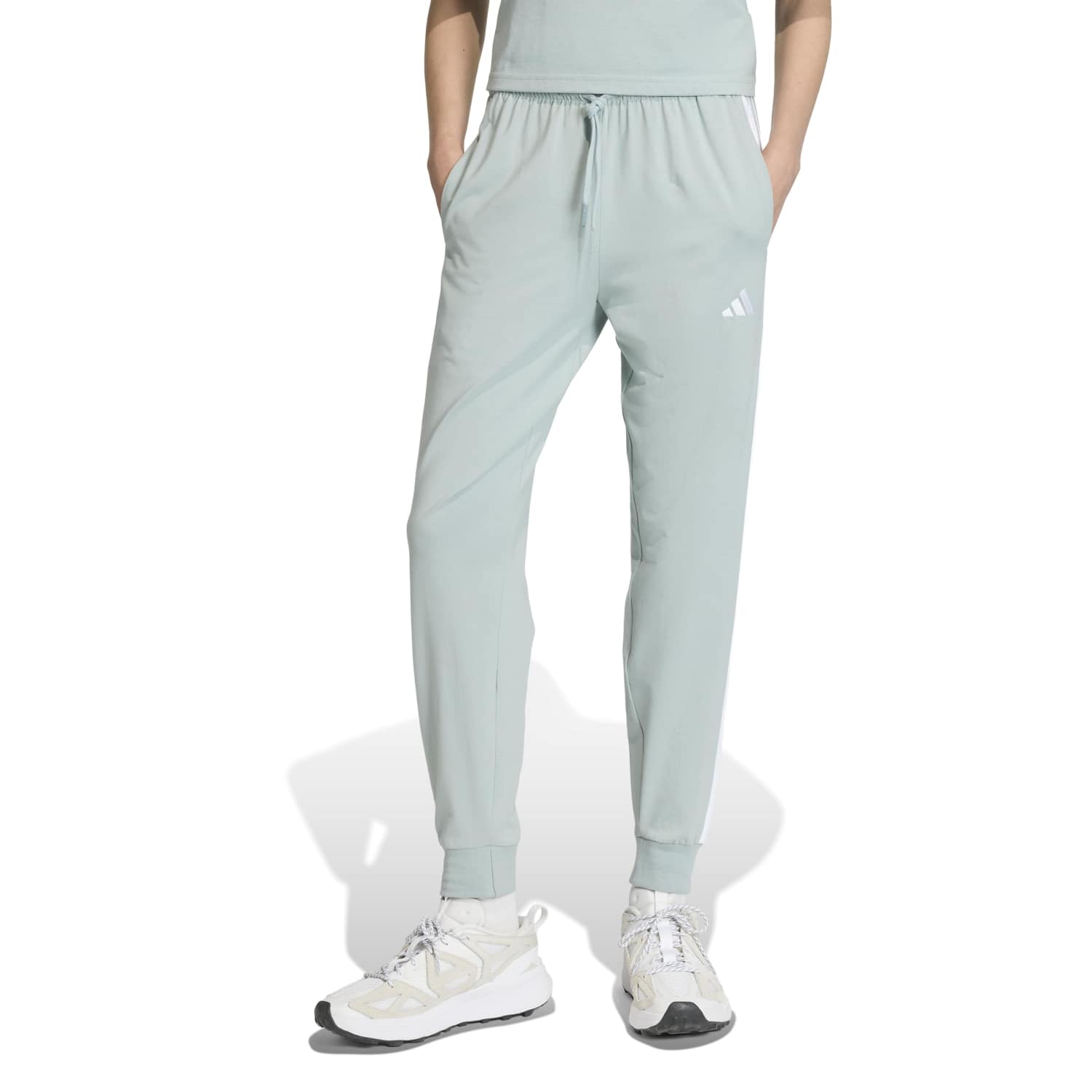 Pantalon De Buzo Adidas Mujer W 3S Sj Jogger Kc5166 Verde