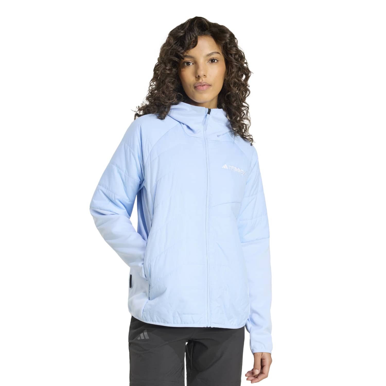 Casaca Deportiva Adidas Mujer W Multi Hyb Jkt Ka9489 Azul