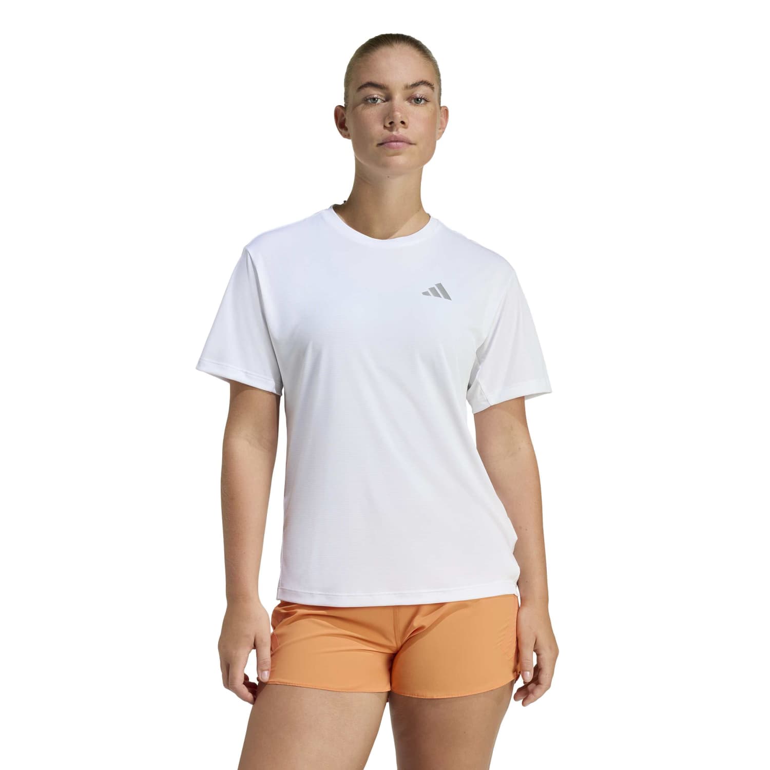 Polo Deportivo Adidas Mujer Run Ess Tee W Ka0226 Blanco