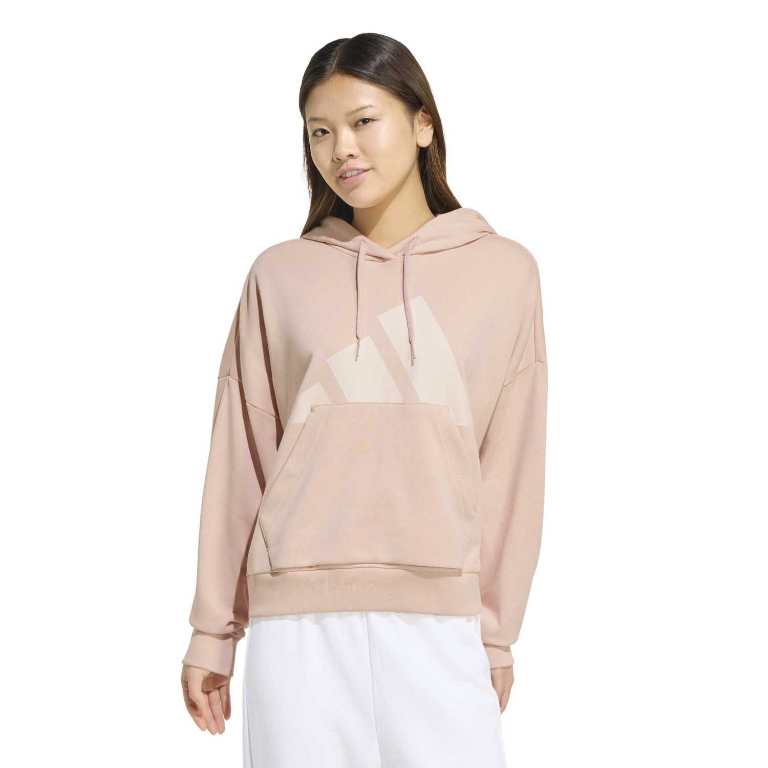 Polera Deportiva Adidas Mujer W Bl Ft Hd Ke0428 Rosado