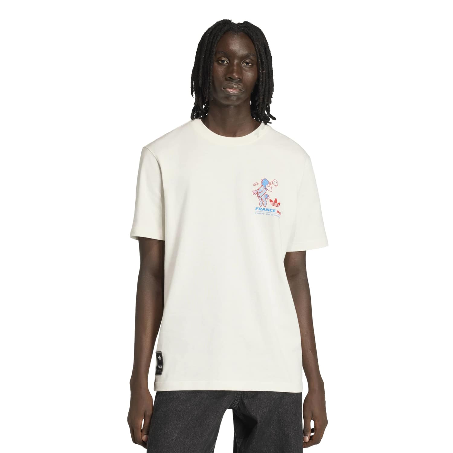 Polo Deportivo Adidas Hombre Mascot Tee Fot Kc3833 Blanco