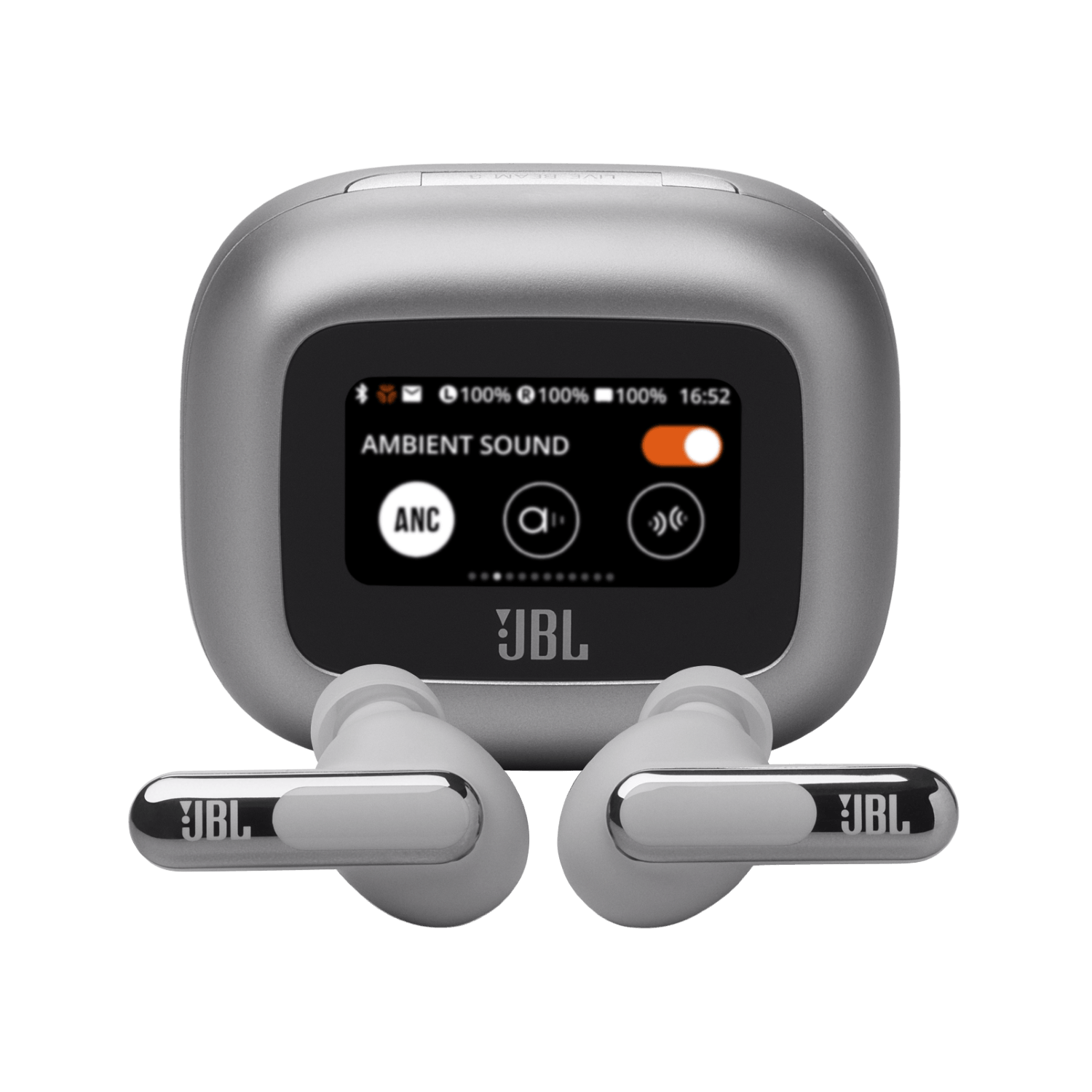 Audifonos Bluetooth JBL Live Beam 3 Plata